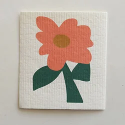 6pcs Cellulose Sponge Cleaning Cloth Swedish Animal Eco Friendly Reusable Sponge Kitchen Dish Washing Dishes 6.69x7.68inch