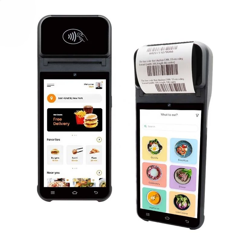 Hot sale Z92 Android Mobile Handheld NFC pos system for Car Parking / retail ticketing/lottery/top up