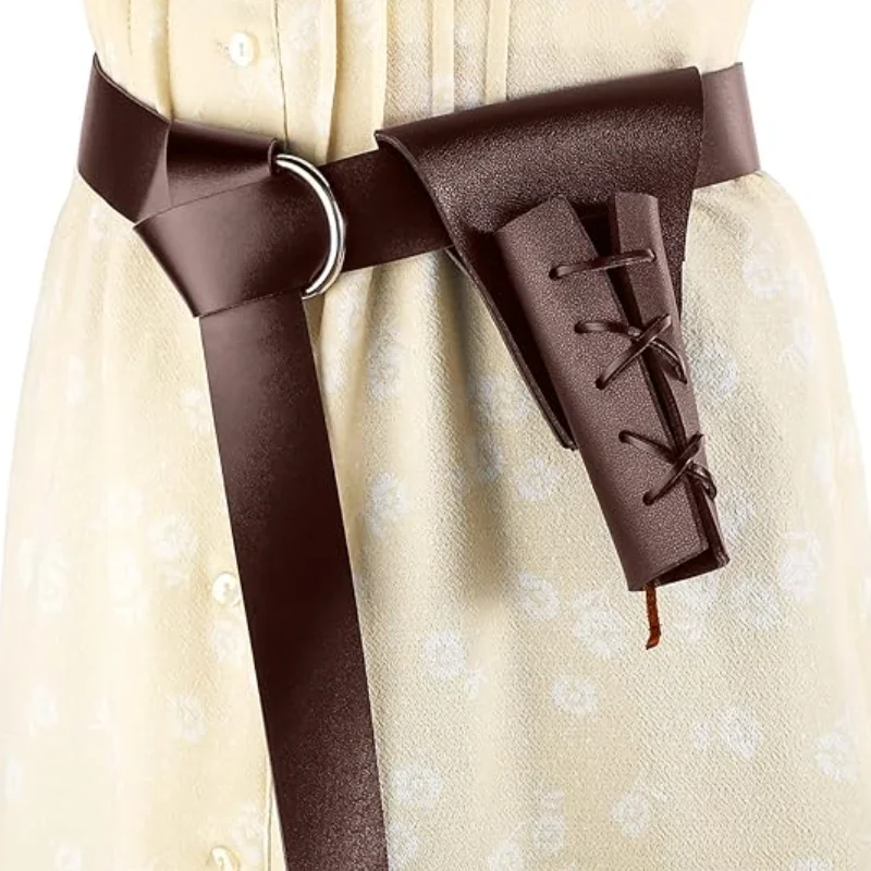 Renaissance Leather Sword Holster Sword Sheath Belt Medieval Sword Frog Holster for Dagger Knight Pirate Cosplay Costume