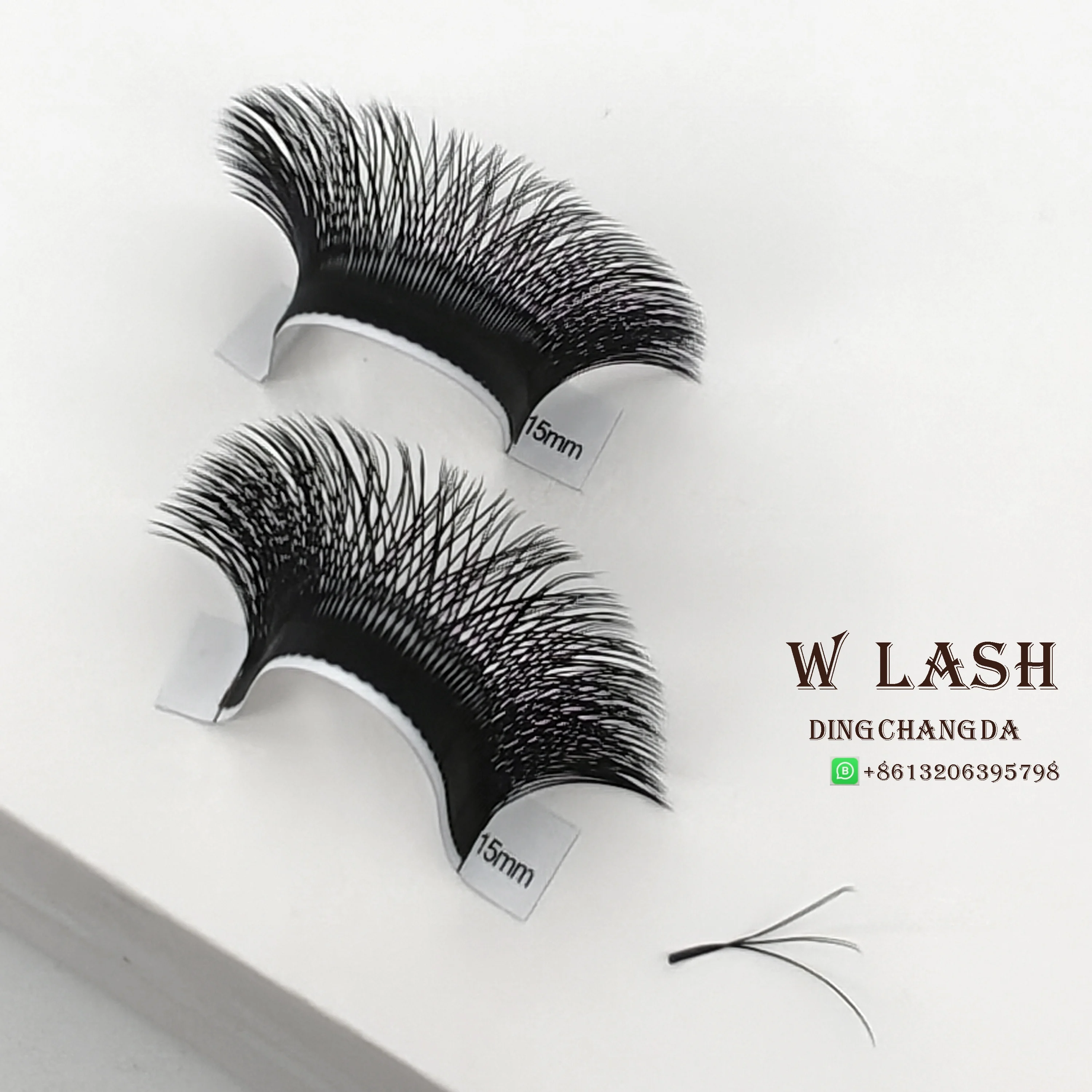 3D /4D /5D / 6D / 8D w yy shape new lashes extension Clover  lash Private Label finished Eyelashes extensions mold pre fan lash