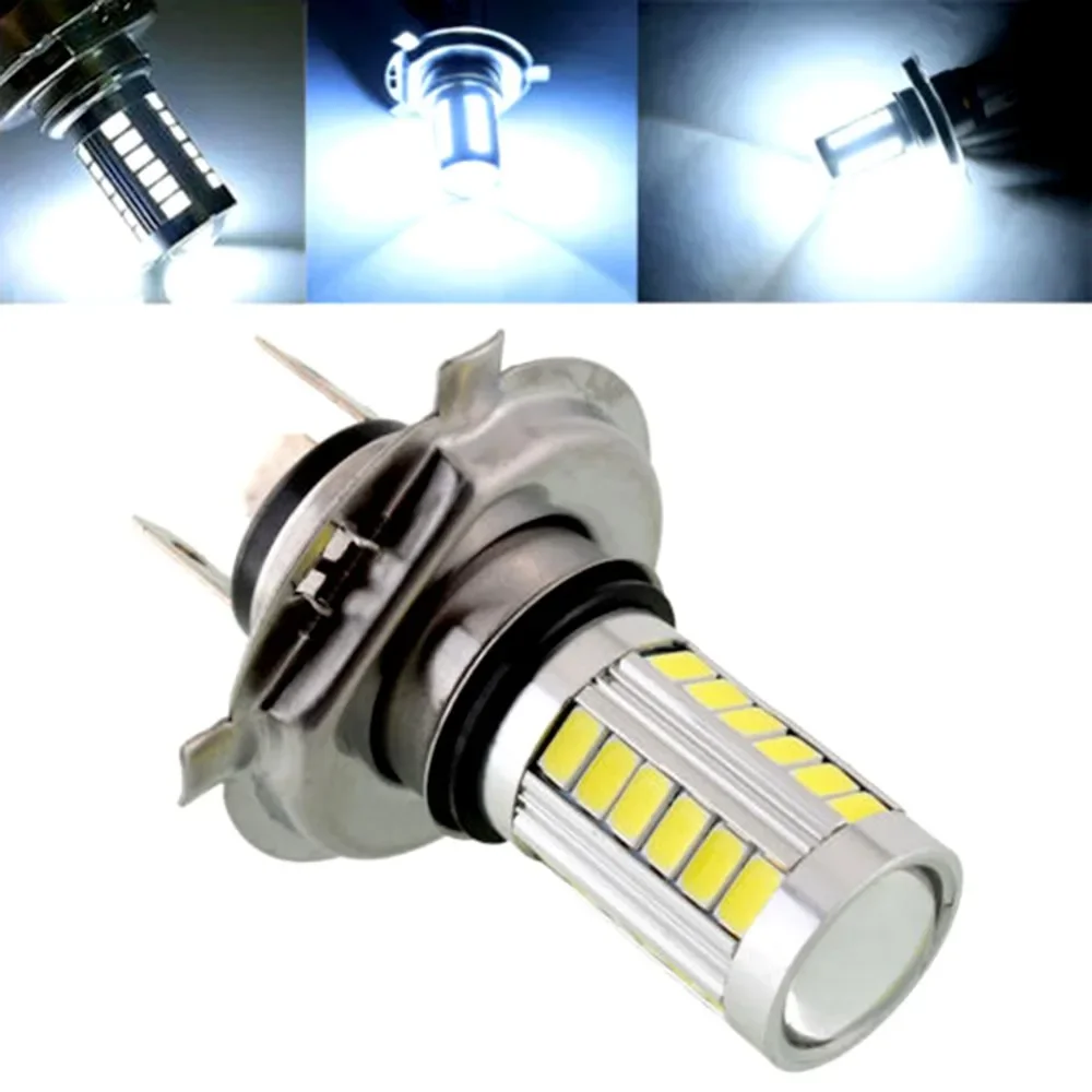 H4 H7 9005 9006 33SMD Светодиодная лампа с низким энергопотреблением высокая мощность фара Canbus для автомобиля бега белая противотуманная