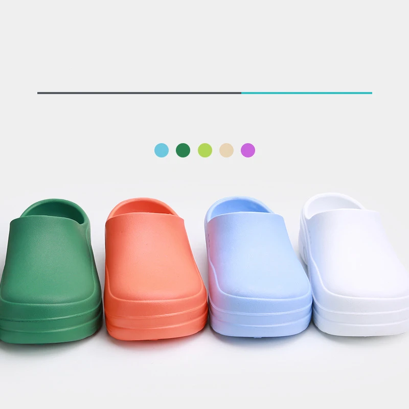 Non-slip Waterproof EVA Hospital Doctors Nurse Unisex Work Safety Shoes Kitchen Chef Shoes