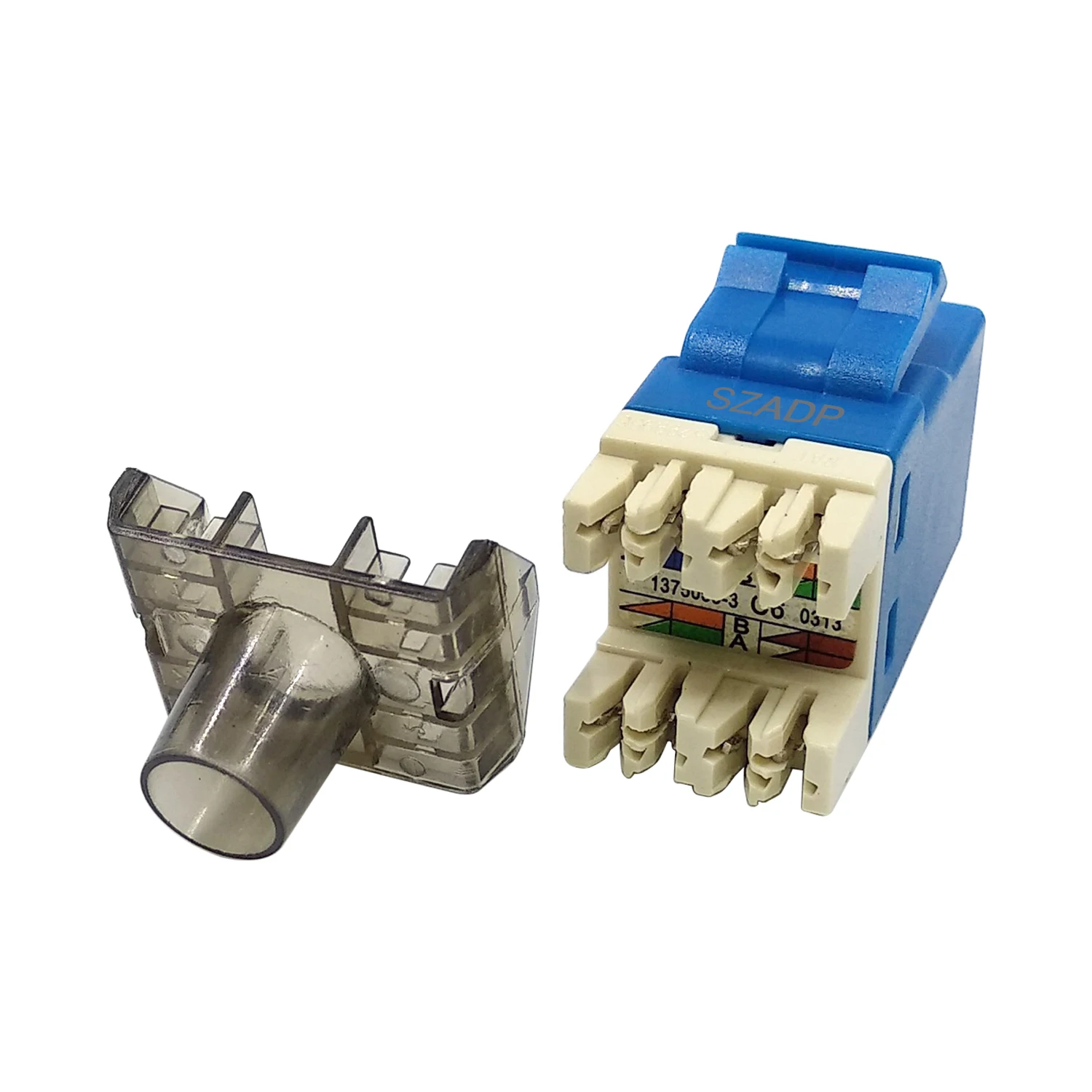  Лучший разъем RJ45 Ethernet 8 Pin Cat5e Cat6 модули keystone