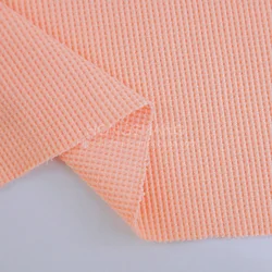 9232#  97%cotton and 3%spandex , use waffle fabric to make the beautiful skirts and sweaters for the girls