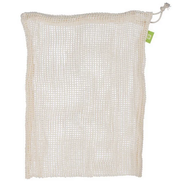 Sopurrrdy Recycled reusable 5 pcs set drawstring and 1pc muslin produce mesh bag for fruit, food