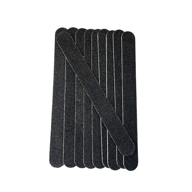 Factory selling Emery black nail file high-grade wood chips Professional polishing wooden nail file