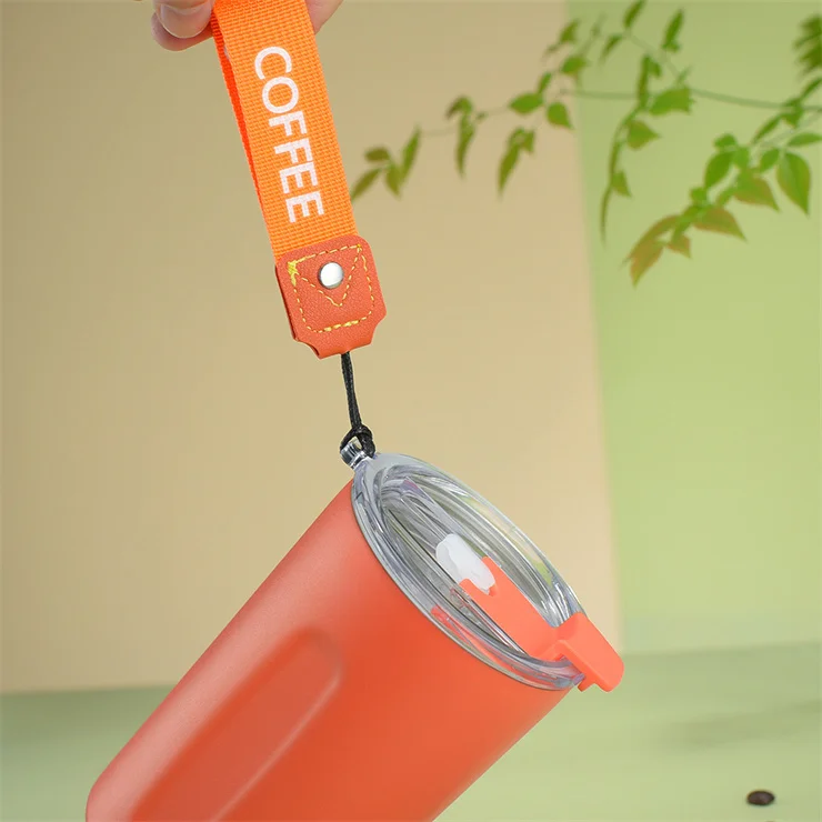 Hot Sale 450Ml Stainless Steel Vacuum Insulated Tumblers Travel Mug Double Wall Water Coffee Cup With rope