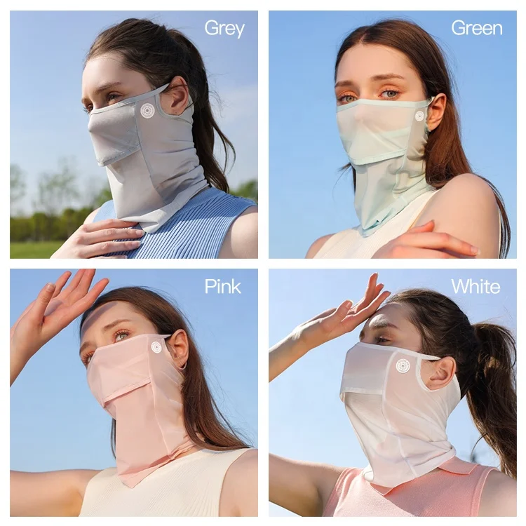 Golovejoy Xtj52 Cheap Customizable Sunscreen Face Towel Convenient Anti-Mosquito Anti-Ultraviolet Golf Mask
