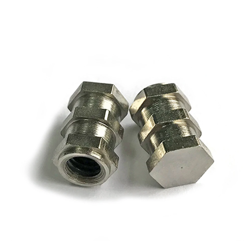 China wholesale Stainless Steel A2-70 brass Furniture Threaded Inserts DIN7965 Hex Drive Wood Insert Nut