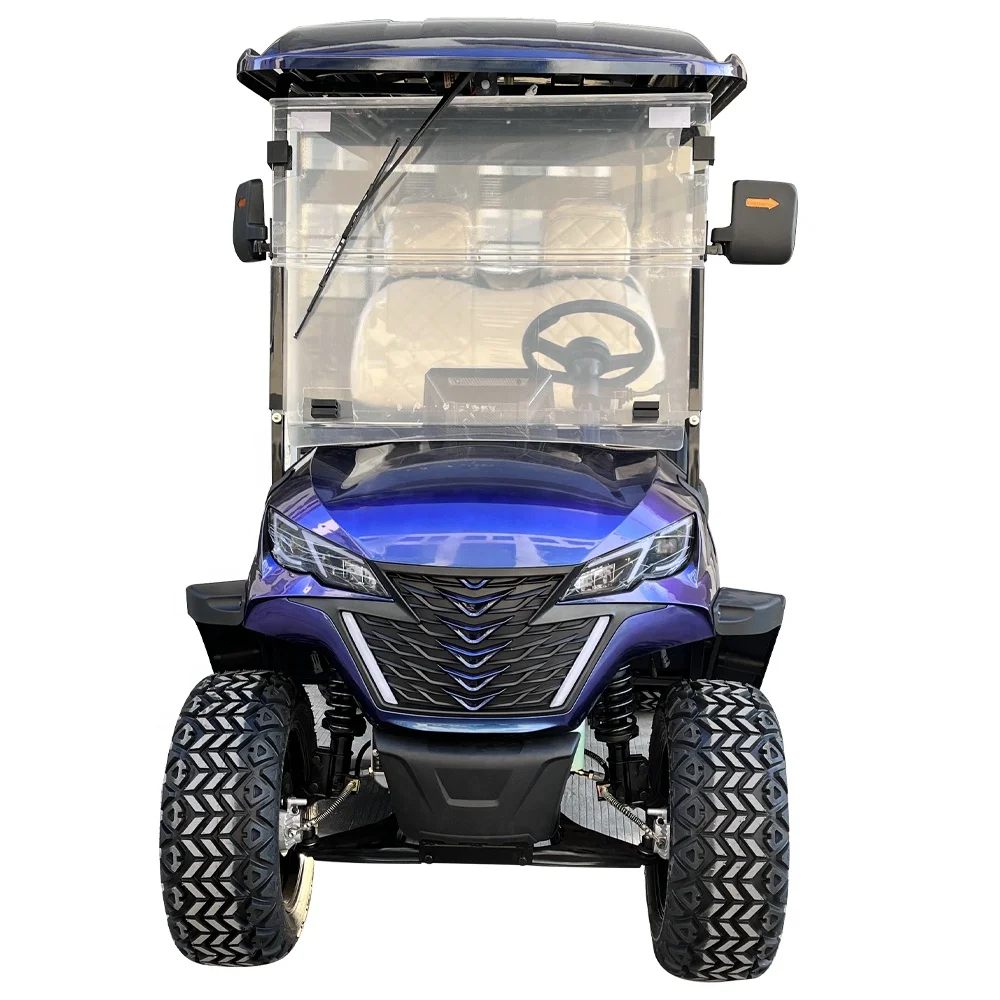 Shining Brand New 6 Person 300cc Gasoline Golf Car 6 Seater Gas Golf Cart