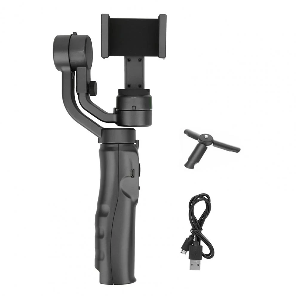 F6 Smart Phone Stabilizer tripod head Handheld Mobile Phone selfie stick Anti-shaking Rotatable 3 Axis Gimbal Stabilizer