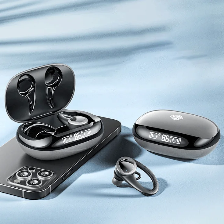 New Trend Trendy Comfortable High Quality Low Latency LED Digital Display Hi-Fi Stereo HIFI Wireless Earbuds