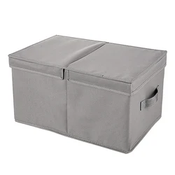 Home Foldable Non Woven Fabric Cute Organizer Small Toy Storage Box With Lids