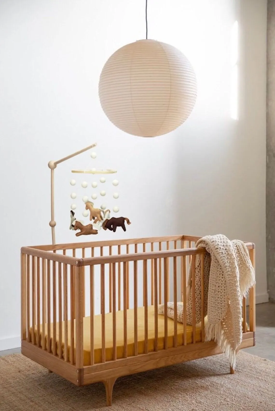 Western Nursery Decor Cowboy Baby Crib Mobile Southern Charm Country Boy Girl Farm Life Horses Mobile