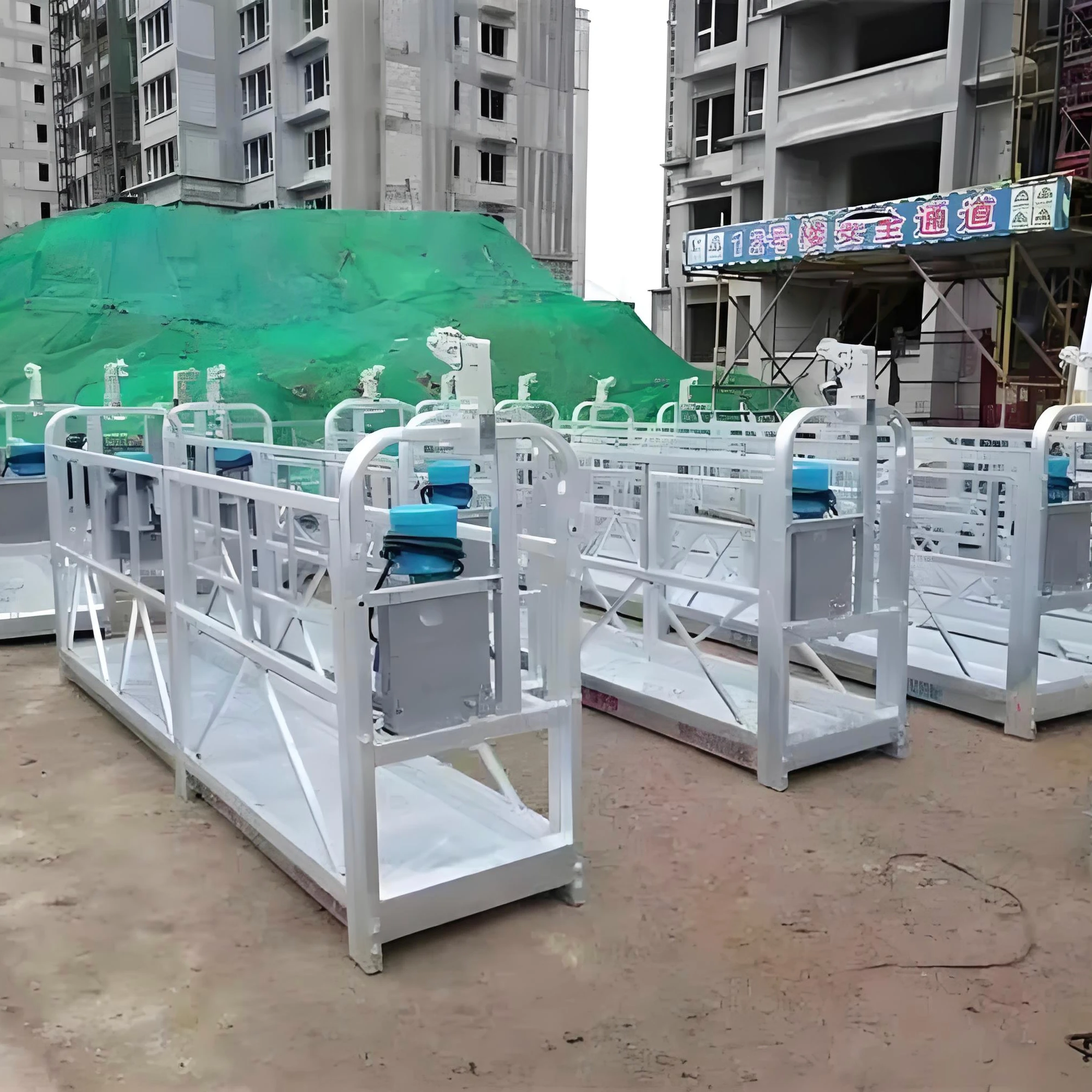ZLP630 6m Galvanized Formwork Cleaning Lifting Suspended Working Platform Rope Suspension Building Scaffolding