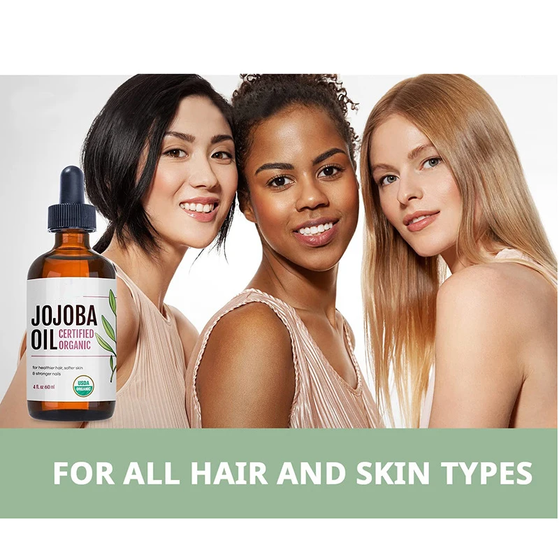 Private label Factory wholesale bulk jojoba oil for skin care massage
