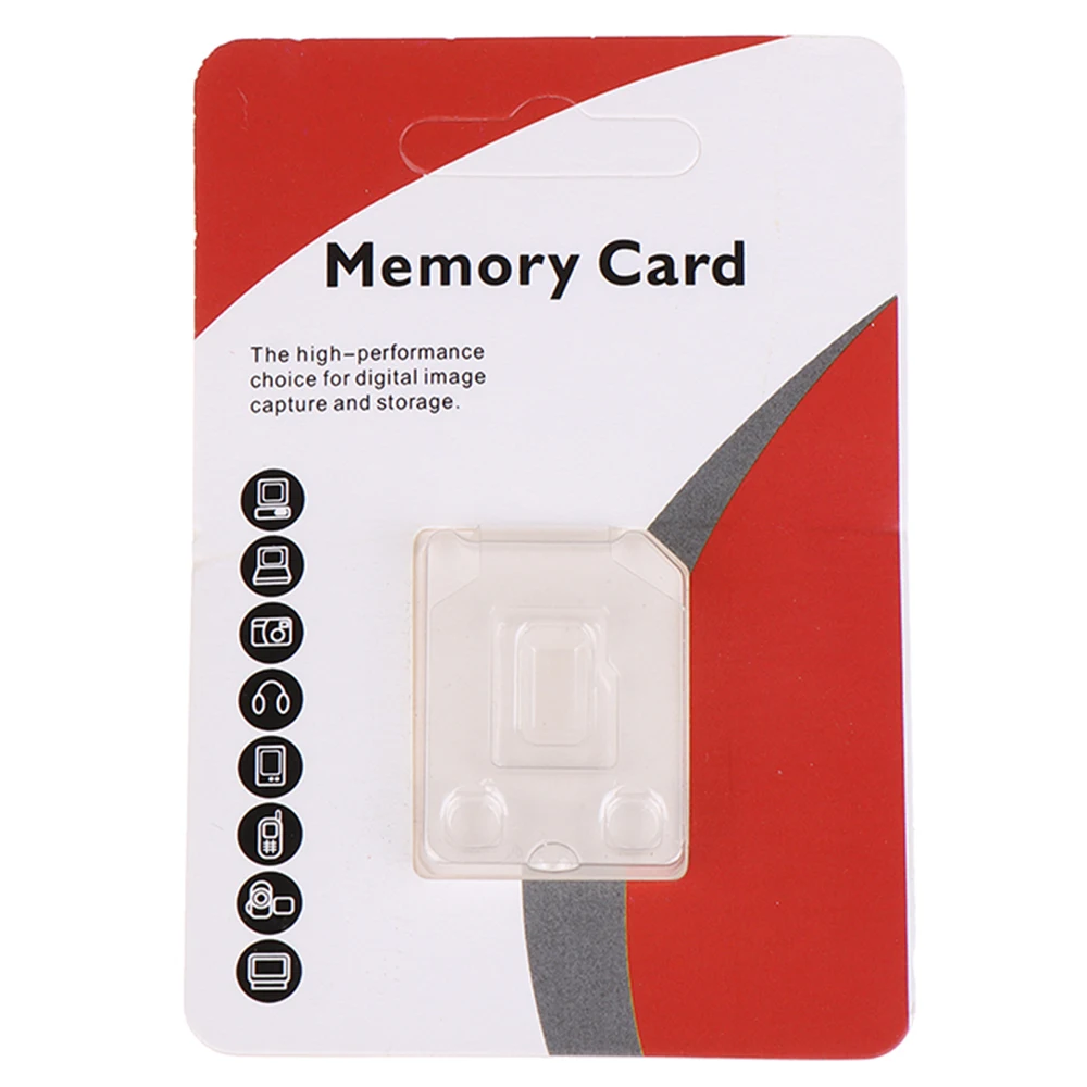 Colorful Micro Memory Sd Card Box Holder TF Card Sd Card Retail Blister Storage Box Packing Small Packing Case
