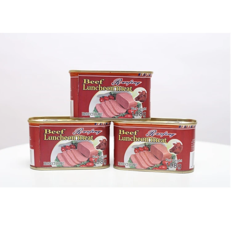 Canned Food Chinese Supplier Oem Brand Beef Luncheon Meat Canned Corned Beef