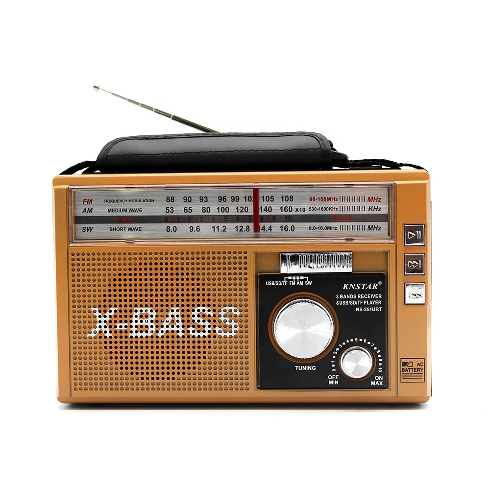 Фонарик AM FM SW 3 диапазона радио USB/SD/TF MP3 плеер NS-251URT