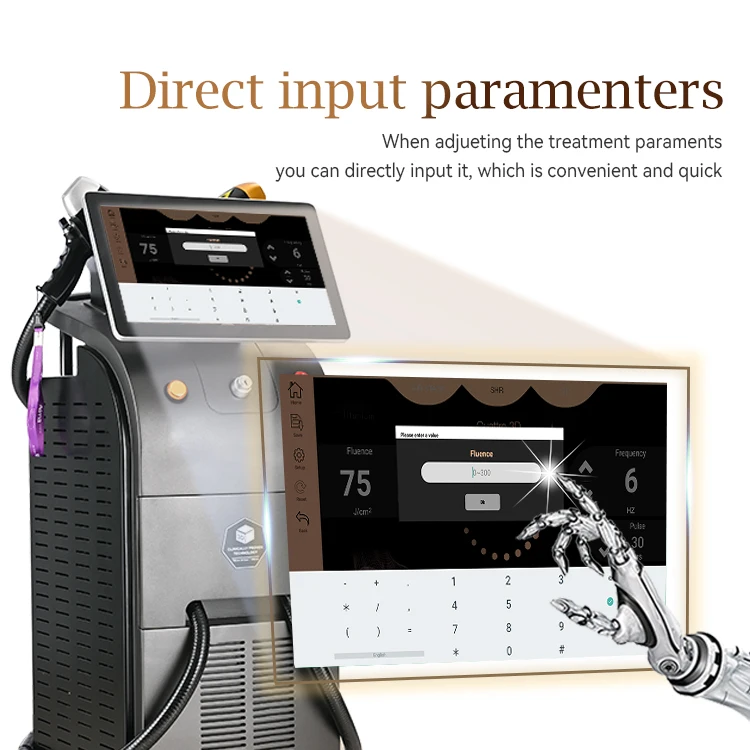 Discount Price 4K HD Touch Screen Platinum Diode Laser 3 Wavelengths 755 808 1064nm Platinum With CE Laser Hair Removal Machine