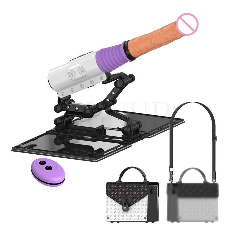 Free Custom Box - Wholesale Updated Version Sex Machine Gun With Big Dildo, Automatic Machines Love Machine 8 Accessories