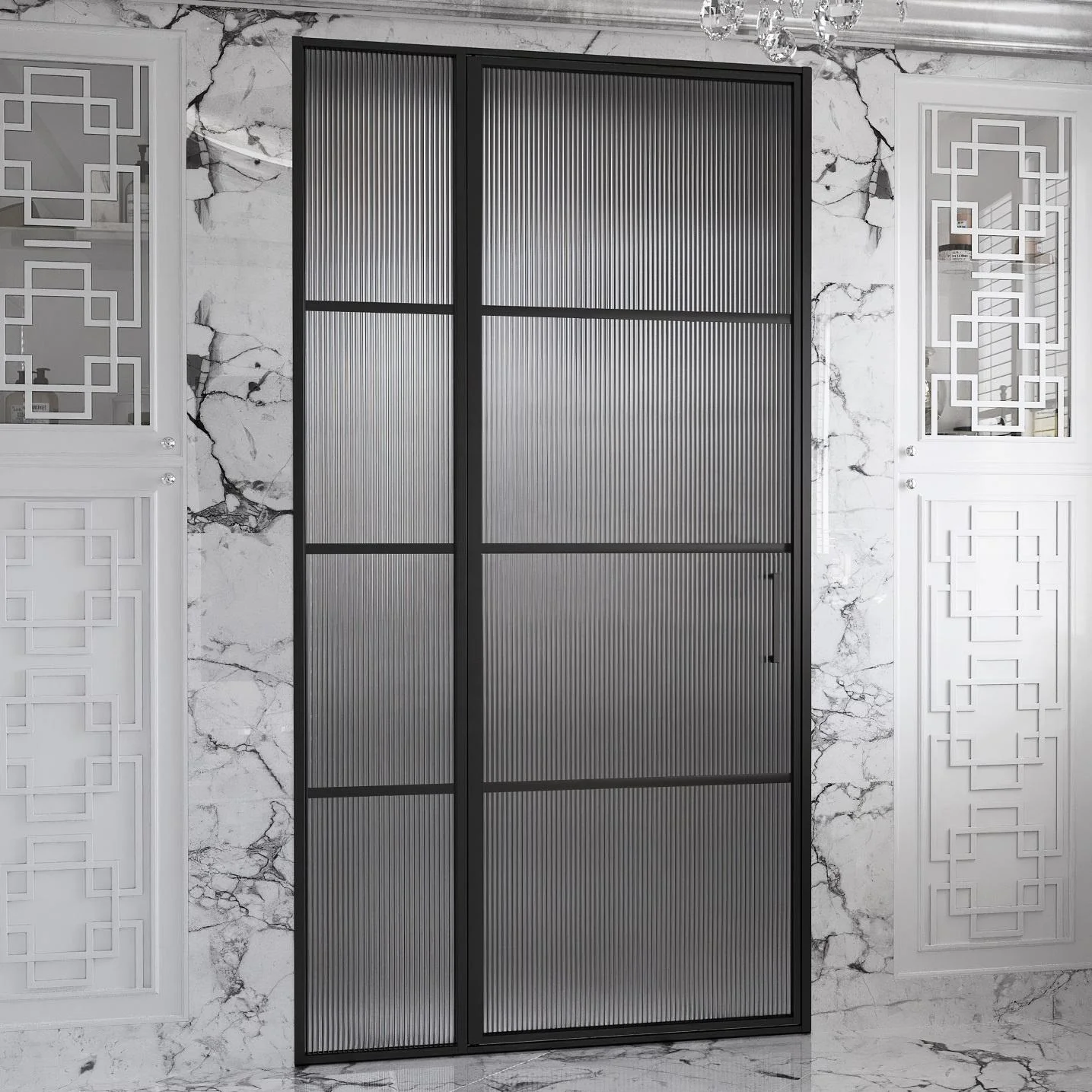 Axio Framed Pivot shower door shower cabin 8 mm glass pivot door max width 32 inch with 90 degree fixed opening shower door