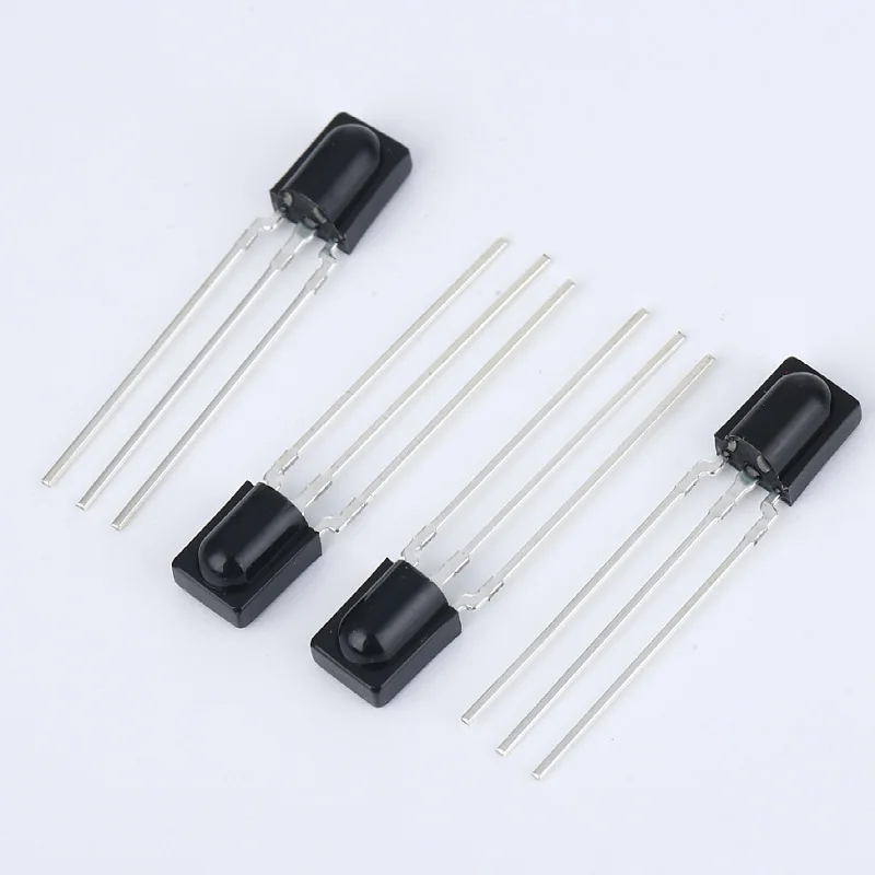 Direct-inserted ir infrared receiver SIP-3 infrared receiver 38KHZ infrared remote control receiver