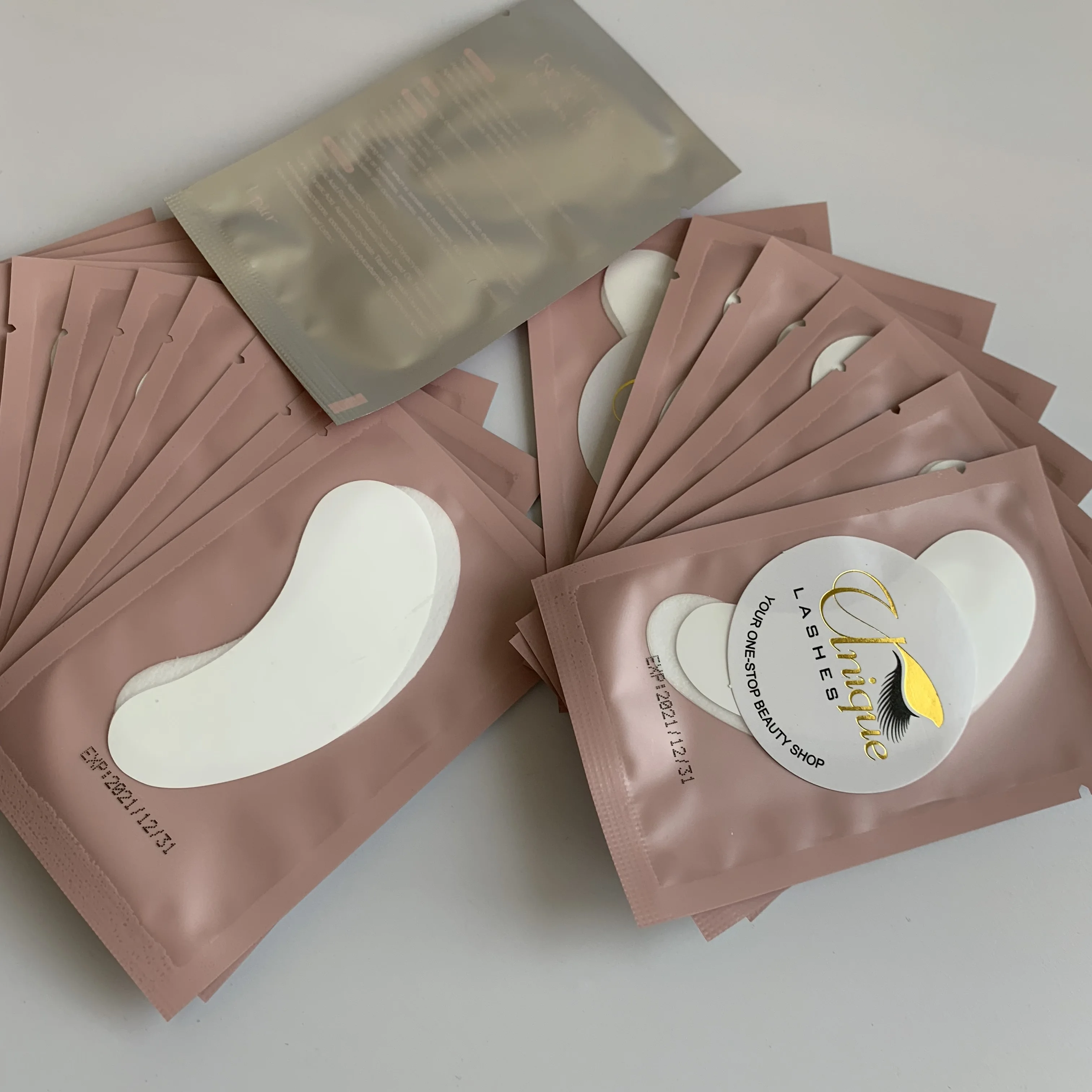 High quality Disposable Lint Free Eye Pads For Eyelash Extensions Gel Eye Patch