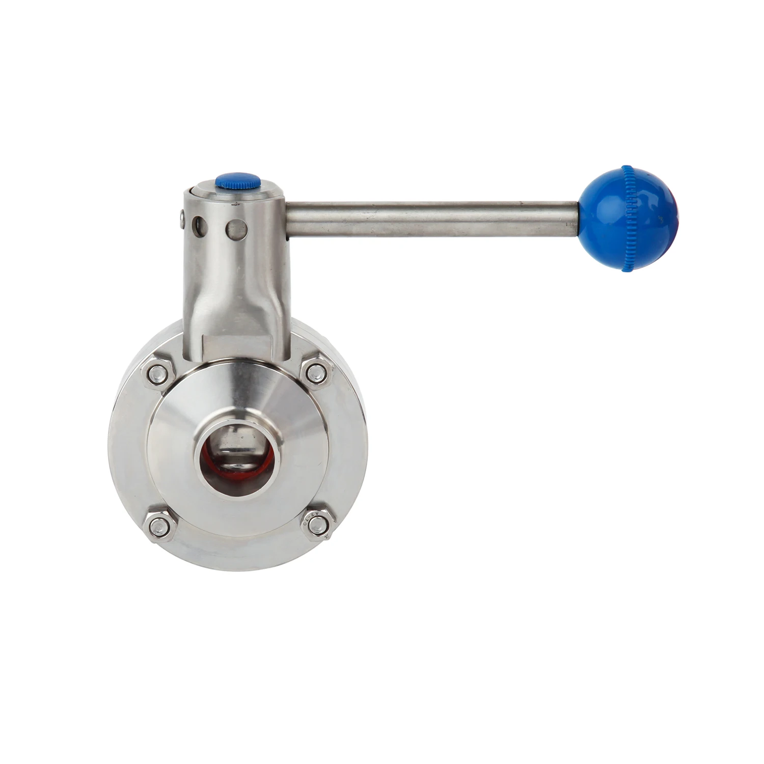 316L Sanitary Stainless Steel PTFE lined SMS butterfly valve