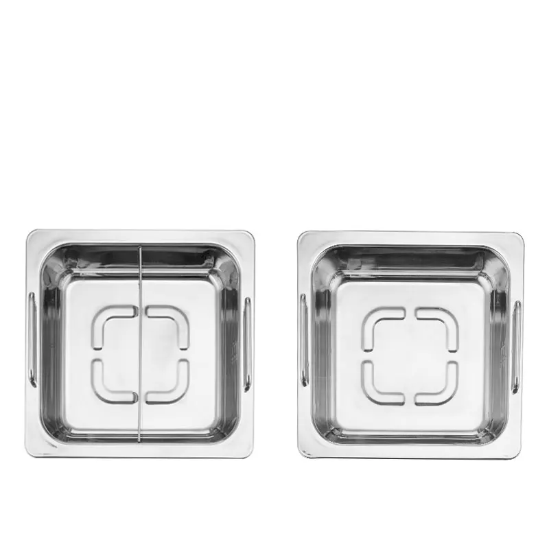 Nansheng Hot Sale Stainless Steel Cooking Pot Induction Hot Pot Shabu Shabu Pot with Divider