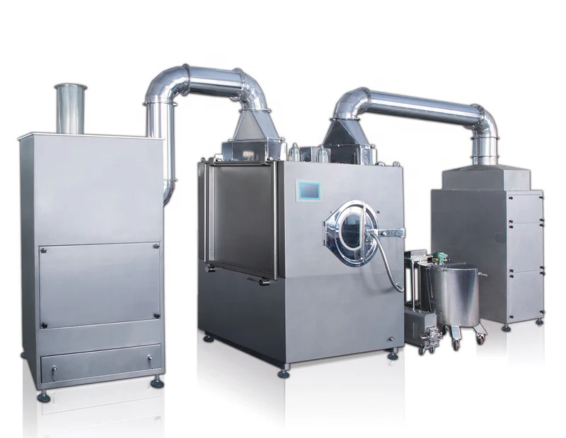 BG-600E SIEMENS PLC Controlled High output 450kg Tablet/Pill/Nut/Almond/Chocolate bean Candy Sugar Film Coating Machine/Coater