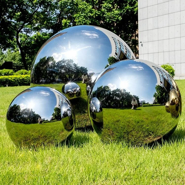 wholesale Garden Gazing Aisi304  Stainless Steel Mirror Balls for outdoor