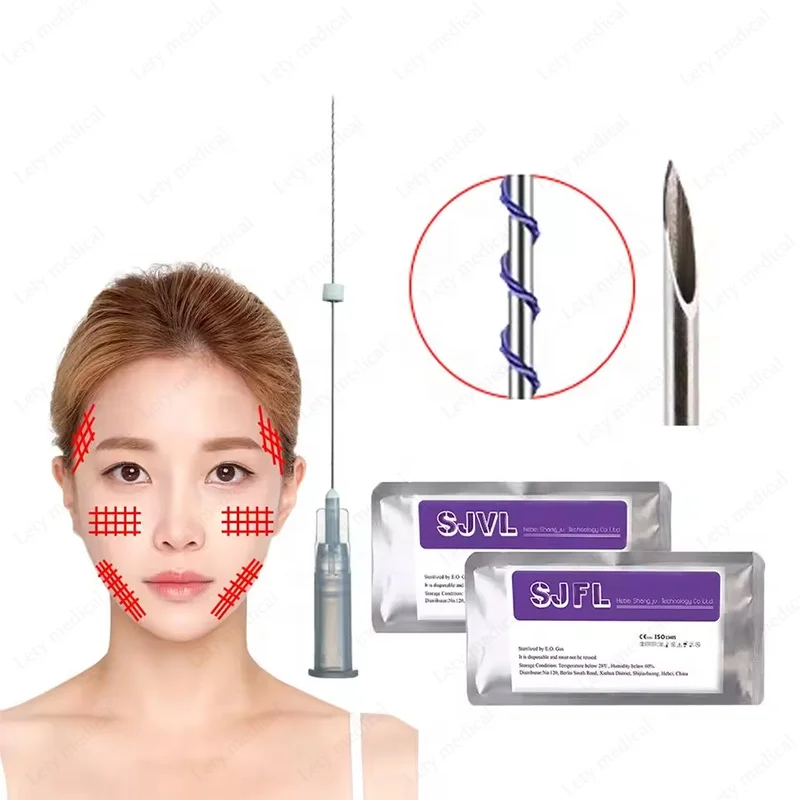 25mm 38mm 60mm 90mm 26g 27g Tornado Screw Pdo Threads,Face Lifting Dual Twist Pdo Threads Tornado Screw,Tornado Screw Pdo Thread