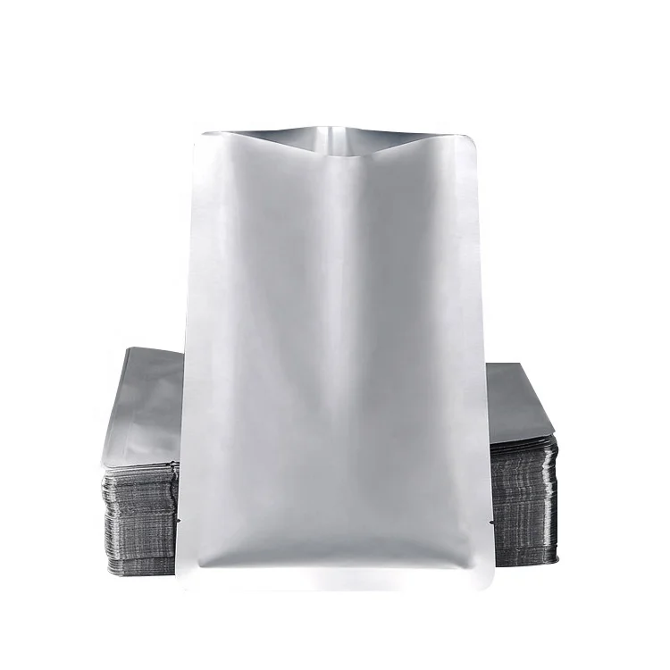 Extra Thick Heat Sealable Recyclable High Barrier Hot Seal Food Storage Mylar Matte Aluminum Foil vacuum Bags for seeds