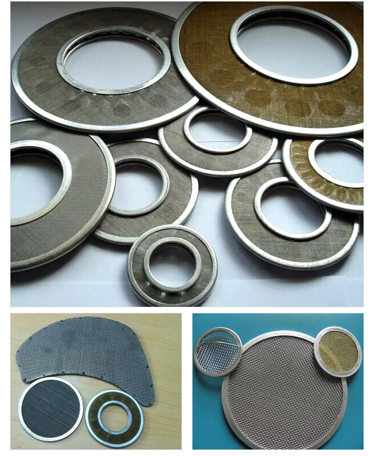 Stainless steel micron 20 30 40 50 60 80 100 mesh wire cloth filter mesh disc