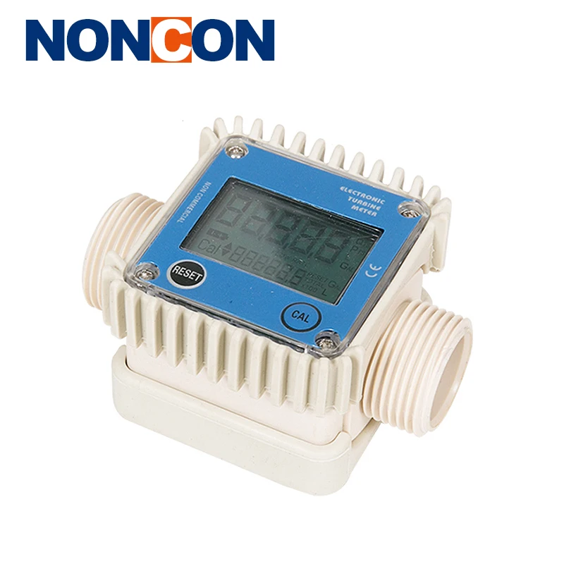 4-20ma oil Urea gasoline flowmeter digital fuel diesel water turbine liquid flow meter sensor water turbines for sale price