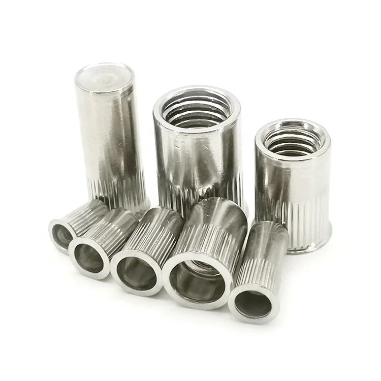 China High Quality Tubular Rivet  Flat Head Hollow Rivets Nut Fasteners Machinery Application Factory