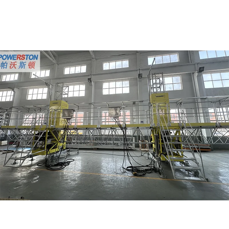 Mast Climbing Equipment Electric Lift Scaffolding Aerial Construction Mast Climbing Work Platform