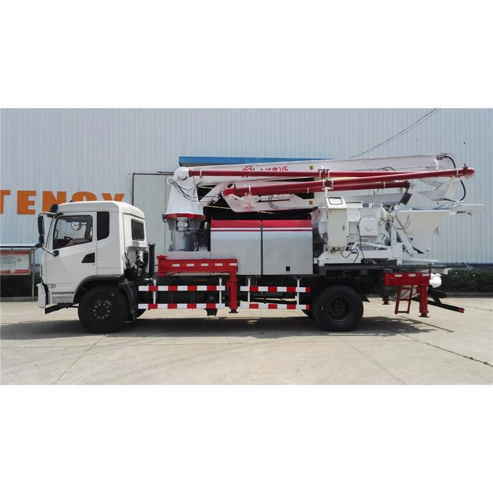 
pump truck with mixer high performance schwing pumps for sale with ISO9001 concrete pump swm 28m 34m 38m 