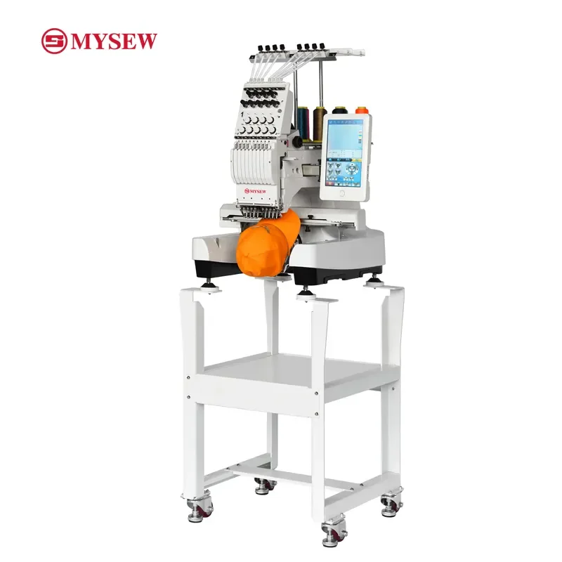 MFS800 MYSEW  High Speed Automatic Computer 9 Needles Single Head Clothes Industrial Computerized Embroidery Machine Price