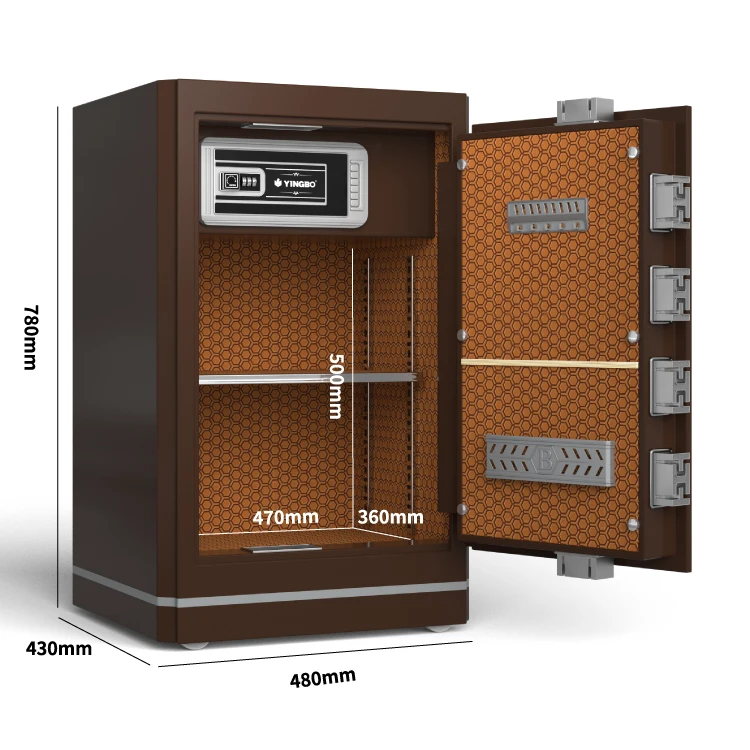 fingerprint and password lock safe home safe big safe box