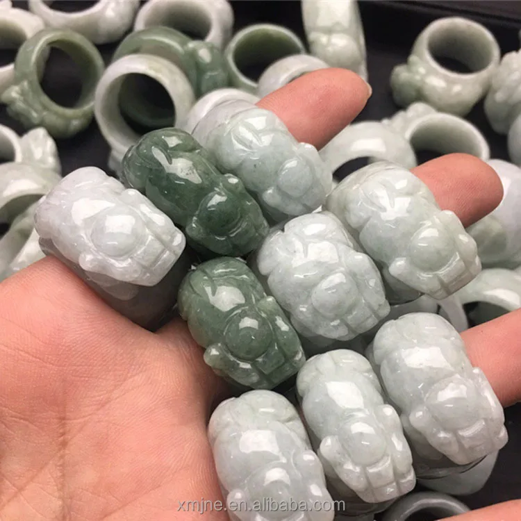 Burmese Jade Article a Jadeite Brave Ring Jade Article a Jadeite Brave Ring Jade Ring Manufacturer Wholesale