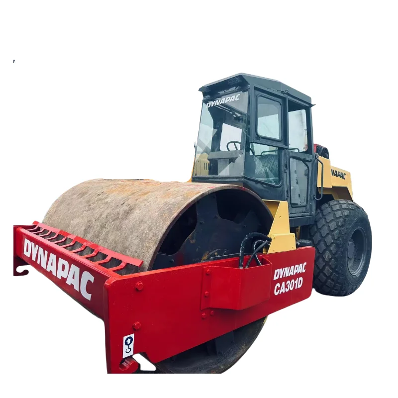 Used Road Roller DYNAPAC CA301 second hand construction machine ready to work in sale