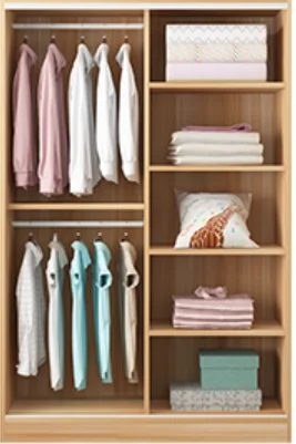 Home Furniture Bedroom Furniture Modern Foldable Cupboard Wardrobe Hot Sale Man-made Wooden for Clothes 10 Pcs Armadio Legno