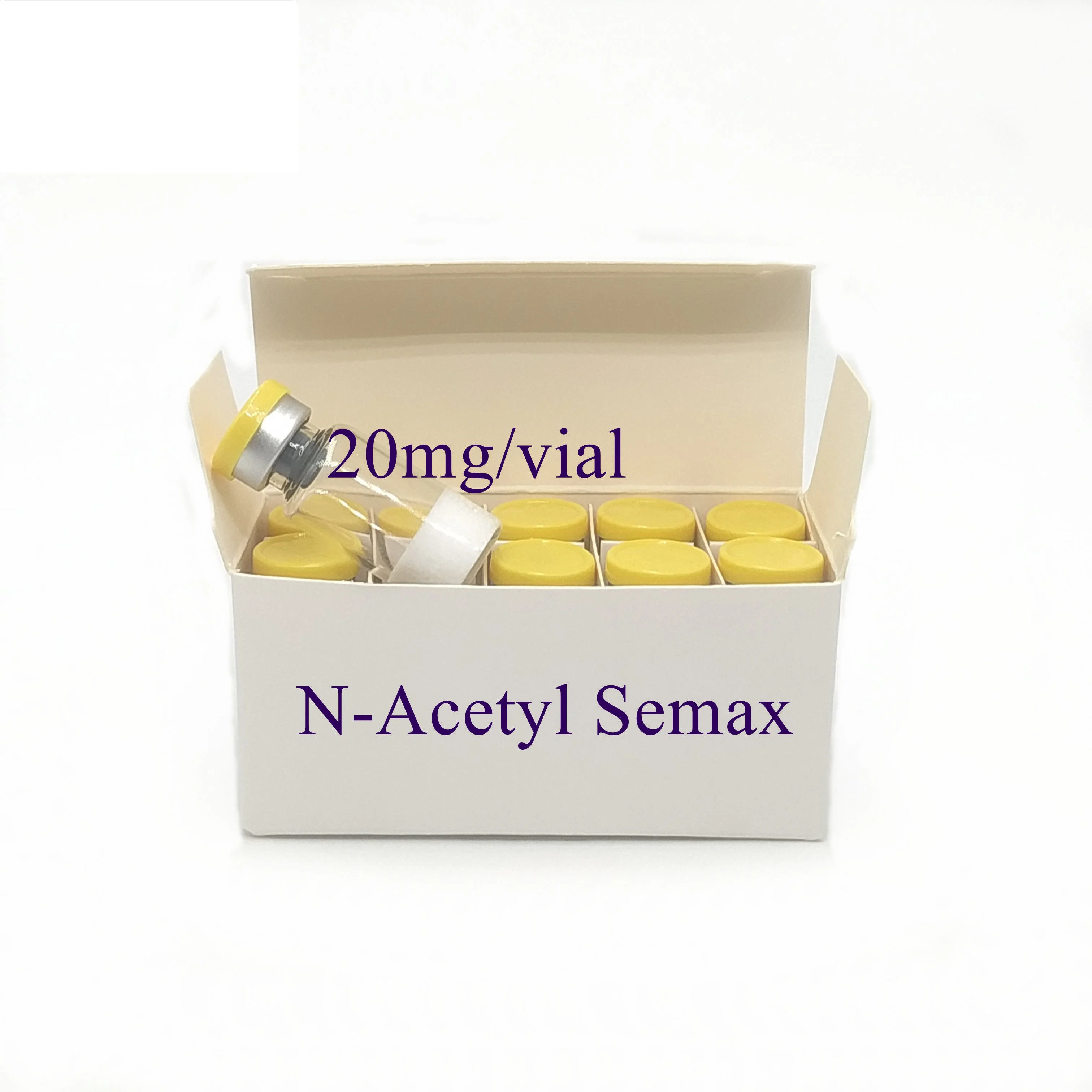 
custom 98% purity peptides powder N-acetyl semax 30mg 