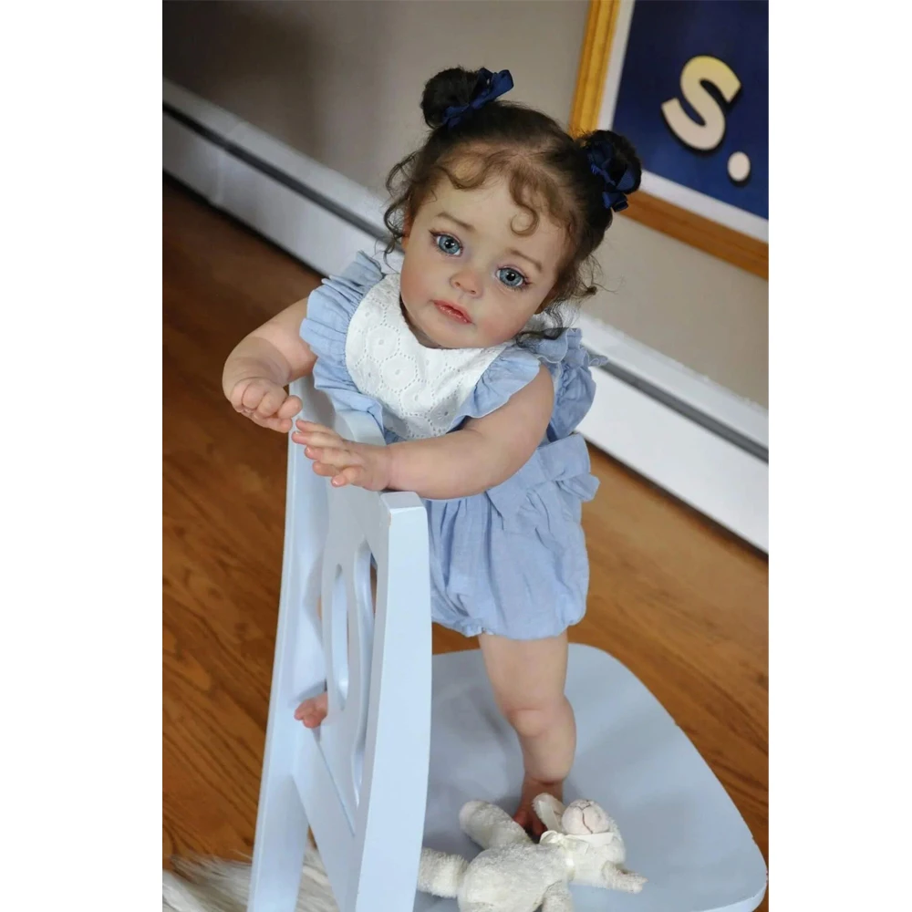Cute 60cm 24 INCH Non-Toxic Baby Doll Lifelike Diy Houseplay Playmate Reborn Baby