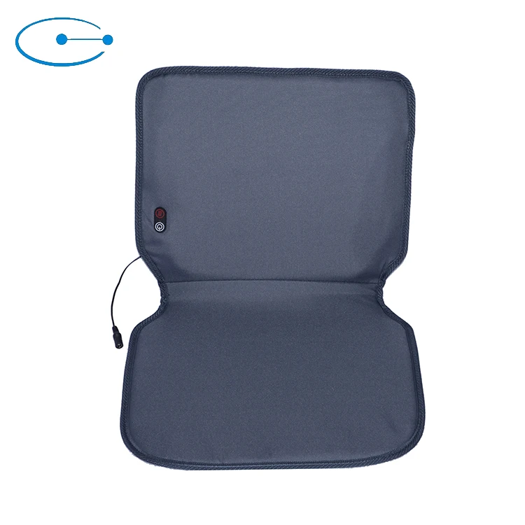 Home And Car Adapter 2 Vibration Motor Heat Massage Cushion