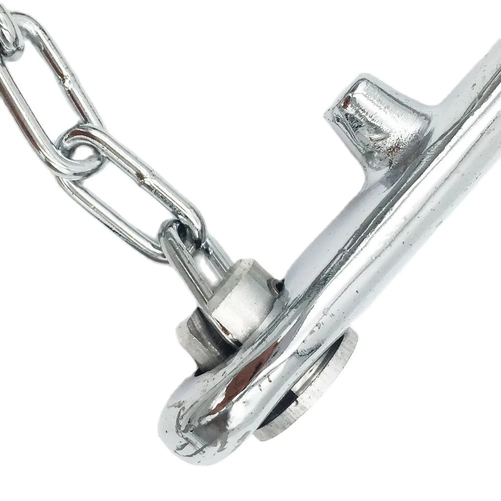 Cow Traction Clamp Cattle Nose Plier with Chain  Cow Nose Bovine Piercing Device Drilling Tool