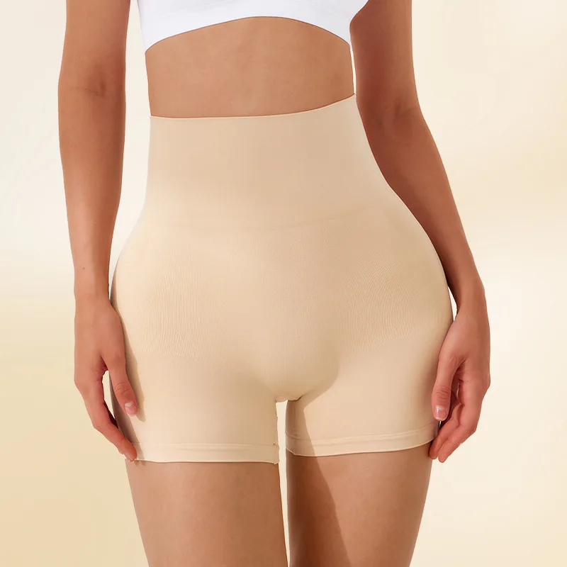 BOJIN High-waisted Hip-lifting Control Panties Women Seamless Slim Fit Pants Female High Elasticity Shapwear