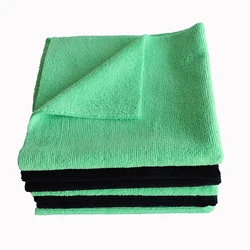 Ultrasonic cut edges microfibre towel cleaning cloth edgeless microfiber towel cloth for cleansing towel